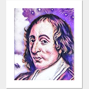 Blaise Pascal Pink Portrait | Blaise Pascal Artwork 9 Posters and Art